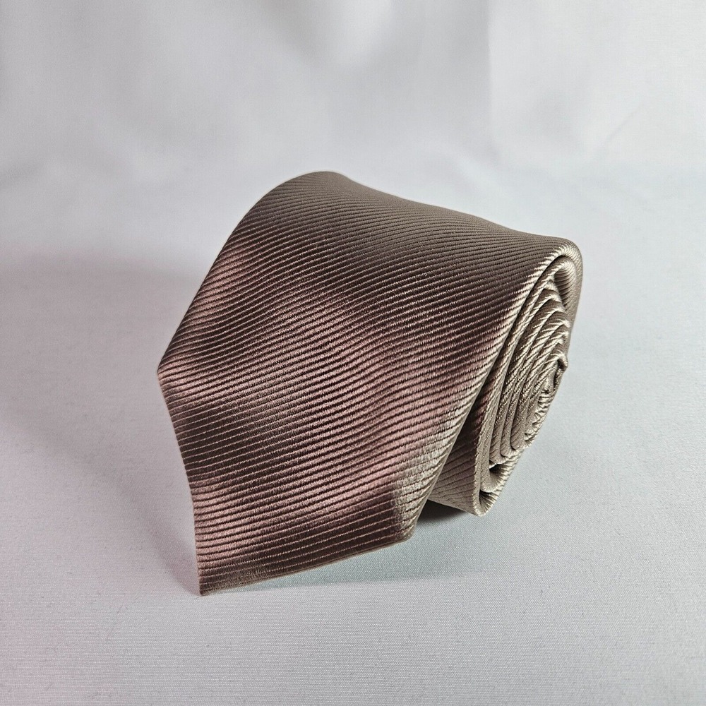 DEVRED 100%‎ Silk Tie Brown 3.25" x 60"
